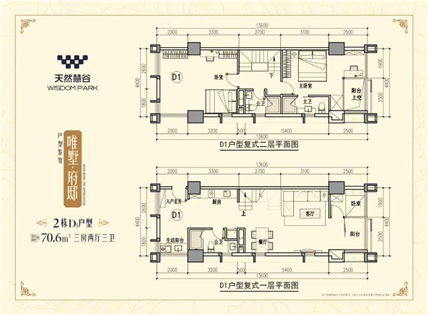 3室2厅1卫