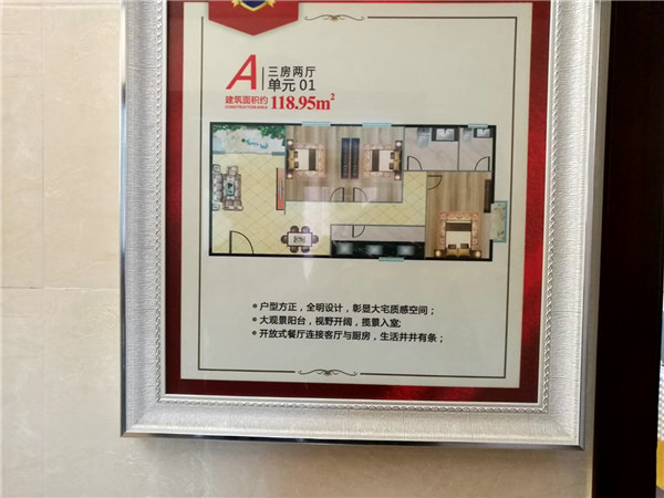 A户型3房2厅1卫