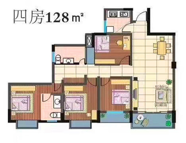 4房2厅2卫