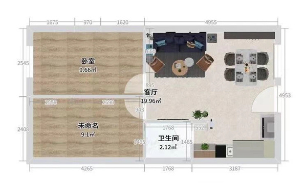 二房二厅